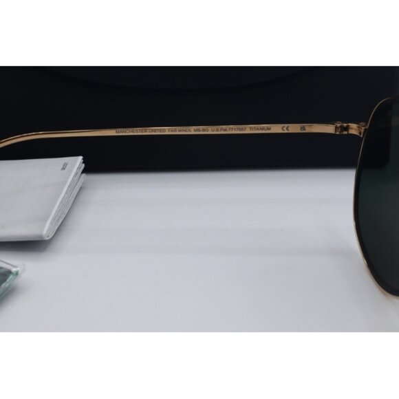 Maui Jim Fair Winds MJ 554-16UTD Black/Gold Aviator Sunglasses Gray polarized - Picture 4 of 6